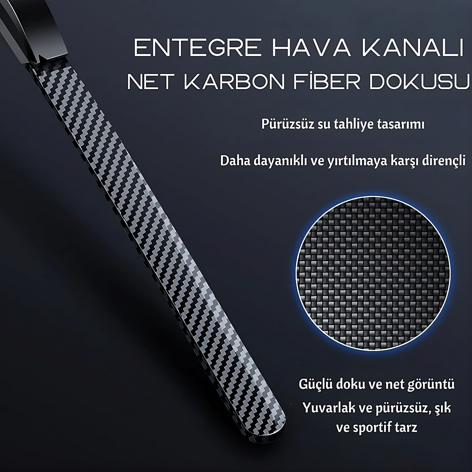 Karbon Fiber Silecek